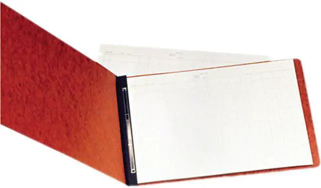 Main image of Oxford 13234 Pressboard Report Cover, Prong Clip, 11 x 17, 3" Capacity, Red