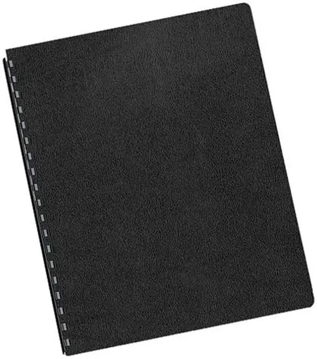 Main image of 52146 Fellowes Executive Presentation Binding System Covers, 11-1/4 x 8-3/4, Black, 50/Pack