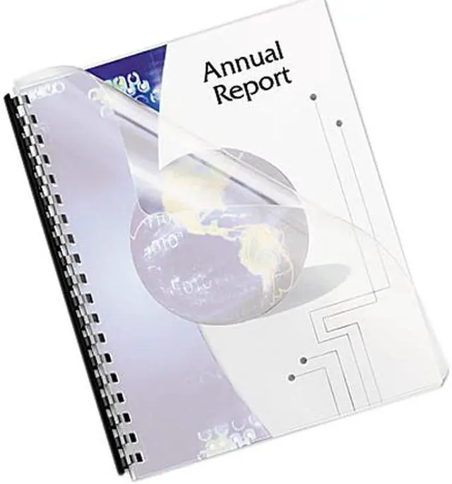 Main image of 5224201 Fellowes Futura Presentation Binding System Covers, 11-1/4 x 8-3/4, Frost, 25/Pack