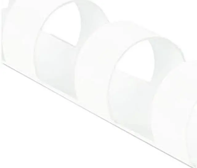 Main image of 52371 Fellowes Plastic Comb Bindings, 3/8" Diameter, 55 Sheet Capacity, White, 100 Combs/Pack