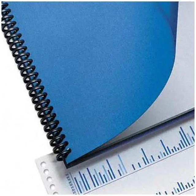 Main image of 2000513 GBC Linen Textured Binding System Covers, 11-1/4 x 8-3/4, Navy, 200/Box