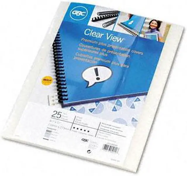Alt view image 2 of 2 - 2514499 GBC Design View Presentation Binding System Covers, 11 x 8-1/2, Frost, 25/Pack