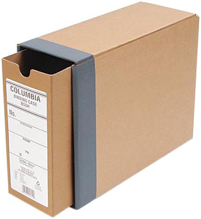 Main image of Globe-Weis B50H Recycled Fiberboard Binding Case, 11 x 8-1/2, 3-1/8" Capacity, Kraft