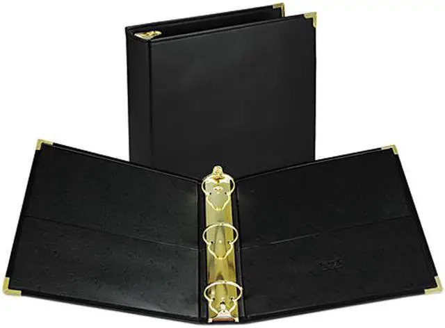 Main image of Samsill 15160 Classic Collection Ring Binder Portfolio, 11 x 8 1/2, 2" Capacity, Black