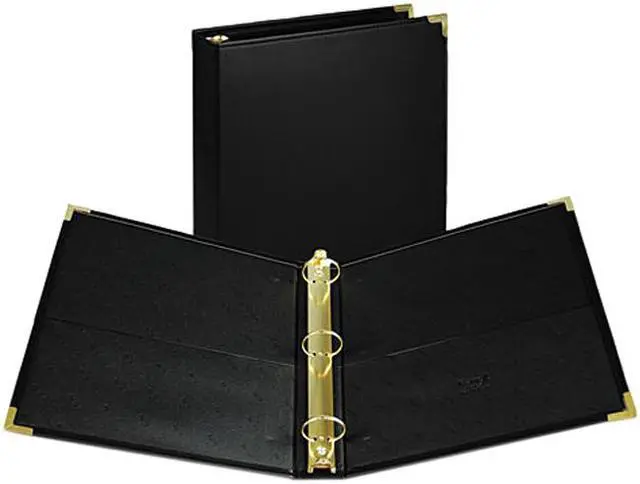 Main image of Samsill 15150 Classic Collection Ring Binder Portfolio, 11 x 8-1/2, 1-1/2" Capacity, Black