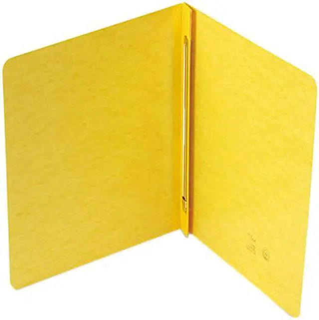 Main image of Smead 81852 Side Opening PressGuard Report Cover, Prong Fastener, Letter, Yellow
