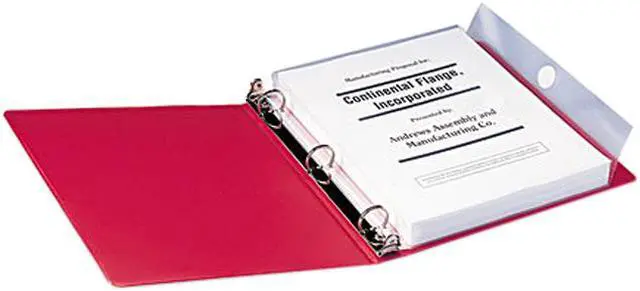 Main image of Smead 89500 Poly Ring Binder Pockets, 9 x 11-1/2, Clear, 3/Pack