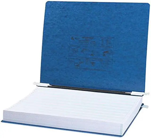 Main image of ACCO 54073 Pressboard Hanging Data Binder, 14-7/8 x 11 Unburst Sheets, Dark Blue