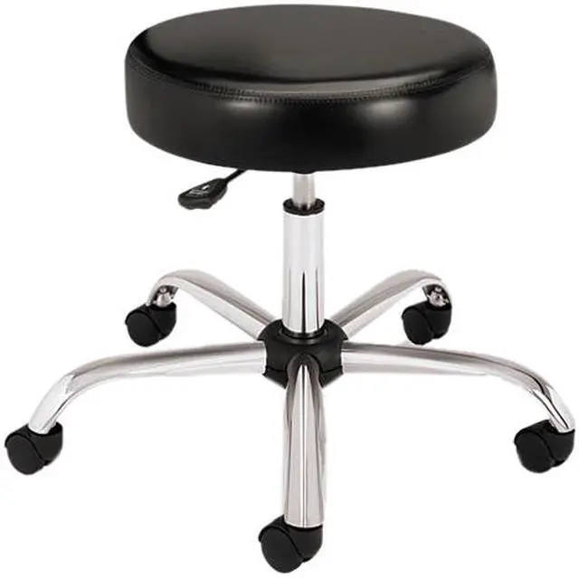 Main image of HON MTS01EA11 Medical Exam Stool without Back, 24-1/4 x 27-1/4 x 22, Black