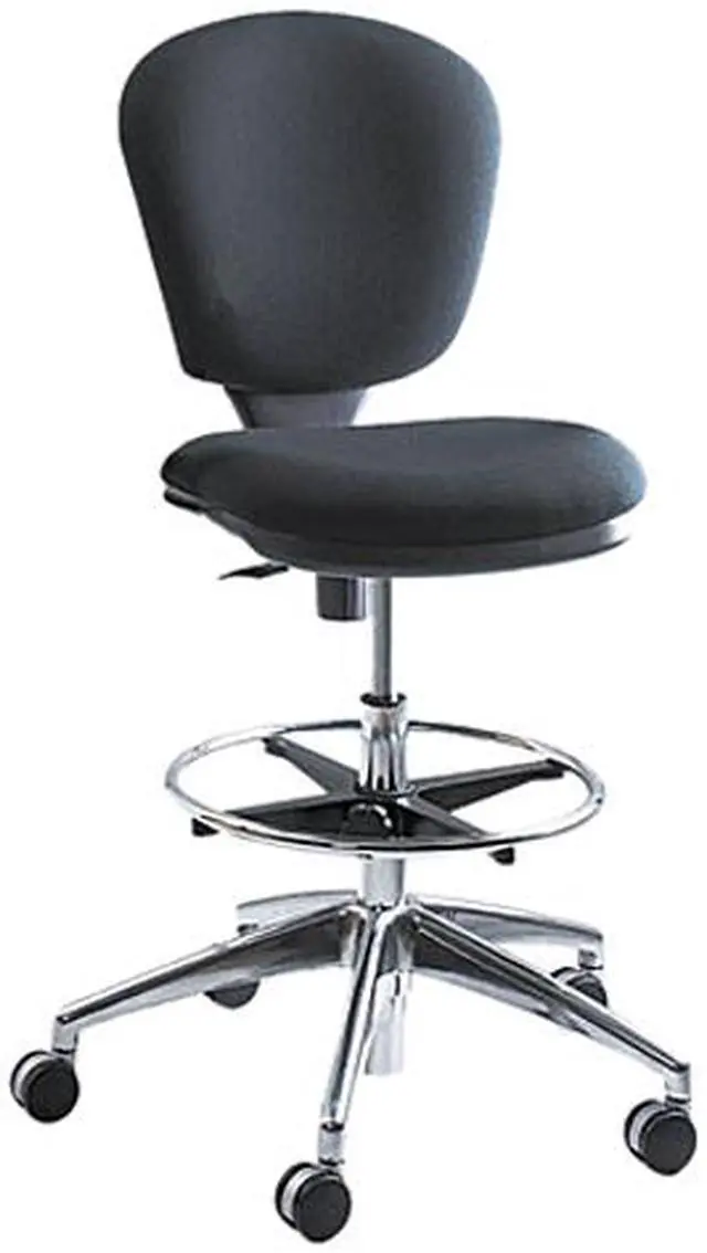 Main image of Safco 3442BL Metro Extended Height Swivel/Tilt Chair, 22-33" Seat Height, Black/Fabric
