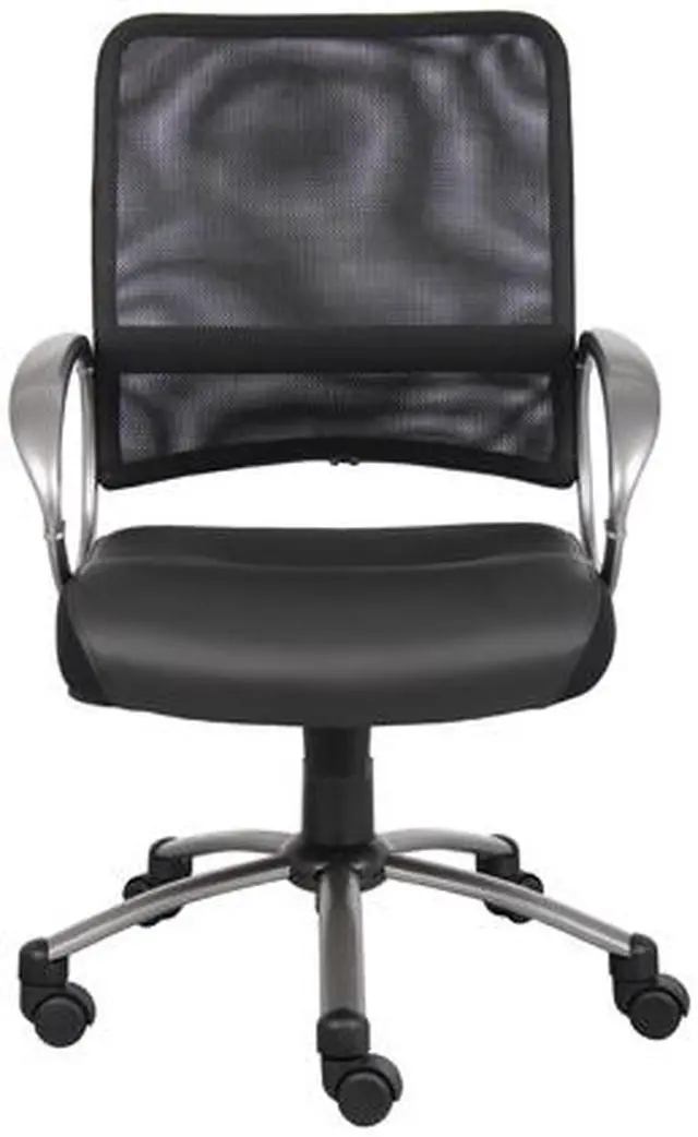 Alt view image 2 of 3 - BOSS Mesh Back W/ Pewter Finish Task Chair (B6406)