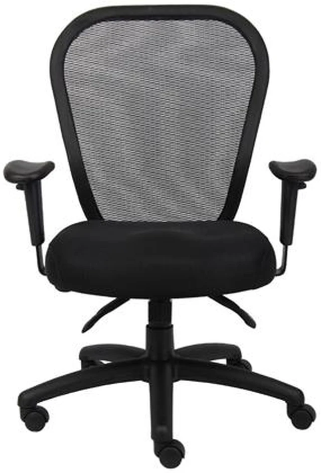 Alt view image 3 of 4 - BOSS Office Products B6008 Multi-Function Mesh Task Chairs