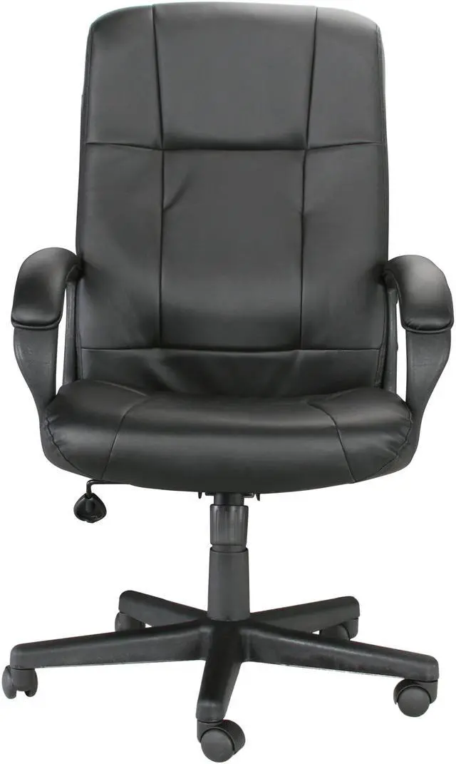 Alt view image 2 of 6 - Rosewill High Back Leather Executive Chair - Black (RFFC-11001)