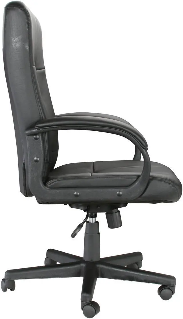 Alt view image 3 of 6 - Rosewill High Back Leather Executive Chair - Black (RFFC-11001)