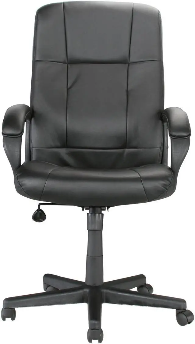 Alt view image 5 of 6 - Rosewill High Back Leather Executive Chair - Black (RFFC-11001)