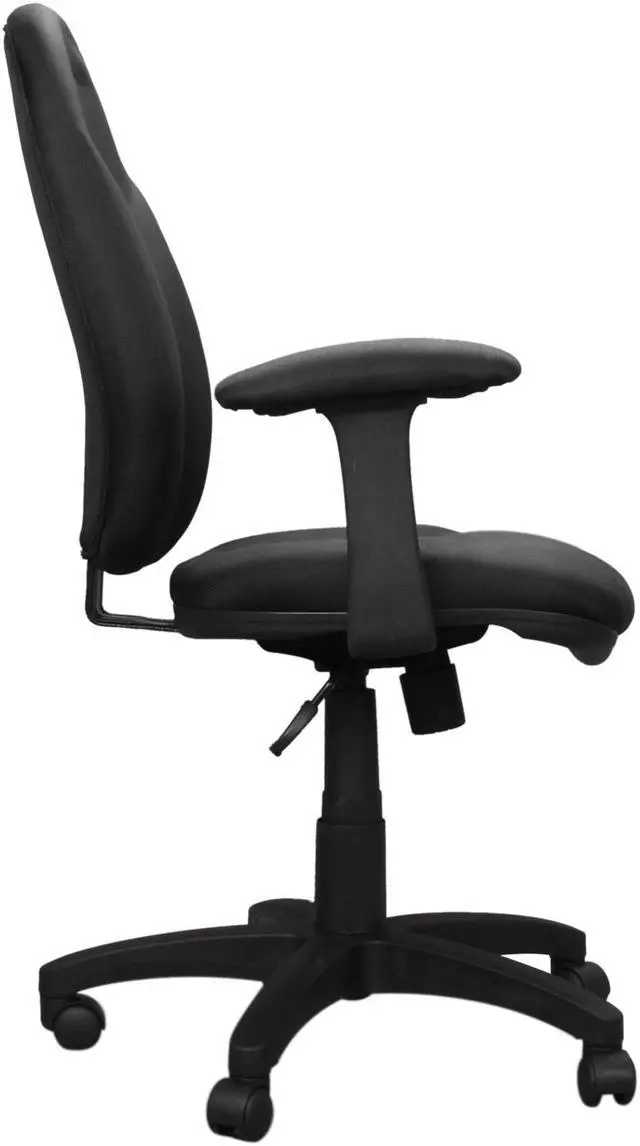 Alt view image 3 of 5 - Rosewill Fabric Task Chair - Black (RFFC-11006)