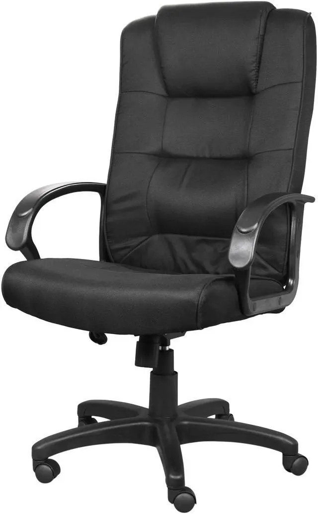 Main image of Rosewill High Back Fabric Executive Chair - Black (RFFC-11007)