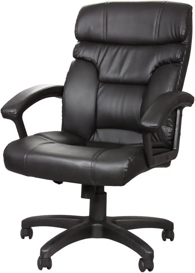 Main image of Rosewill RFFC-11008 - Black, High Back Executive LeatherPlus Chair