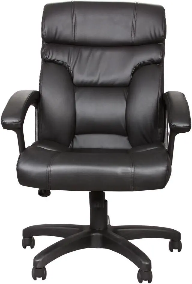 Alt view image 2 of 5 - Rosewill RFFC-11008 - Black, High Back Executive LeatherPlus Chair