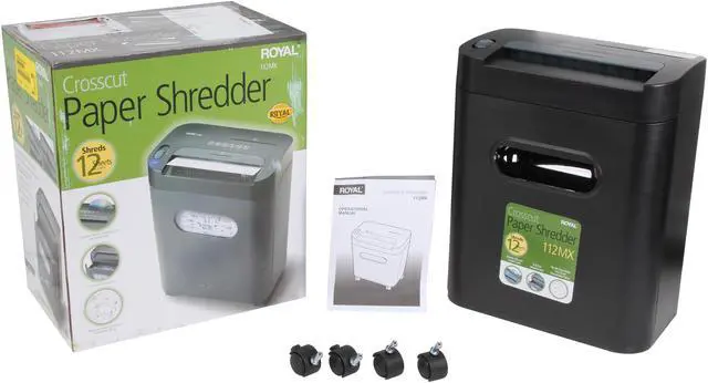 Alt view image 8 of 8 - Royal 112MX 12-Sheet Cross Cut Shredder - ROY29186X