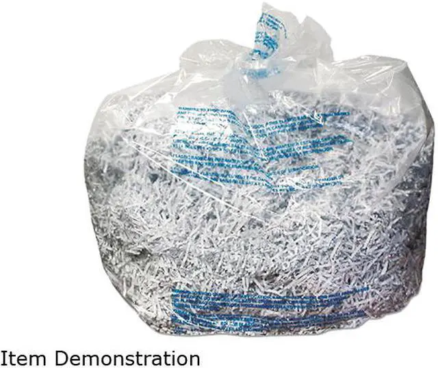 Main image of GBC Swingline 1765010 3000 Series General Office Shredder Bags, Tear-Resistant, 25 Bags/Box, Clear