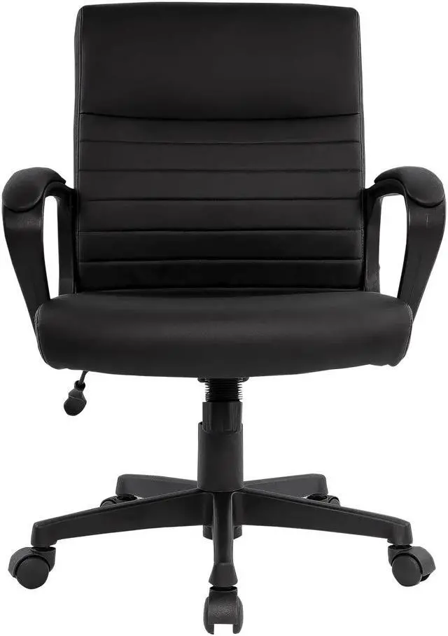 Alt view image 3 of 4 - Alera Breich Series Manager Chair, Supports Up to 275 lbs, 16.73" to 20.39" Seat Height, Black ALEBC42B19