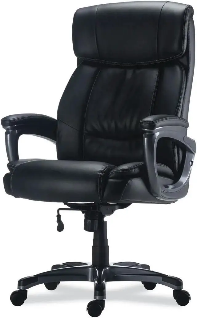 Alt view image 4 of 5 - Alera Egino Big and Tall Chair, Supports Up to 400 lb, Black ALEEG44B19