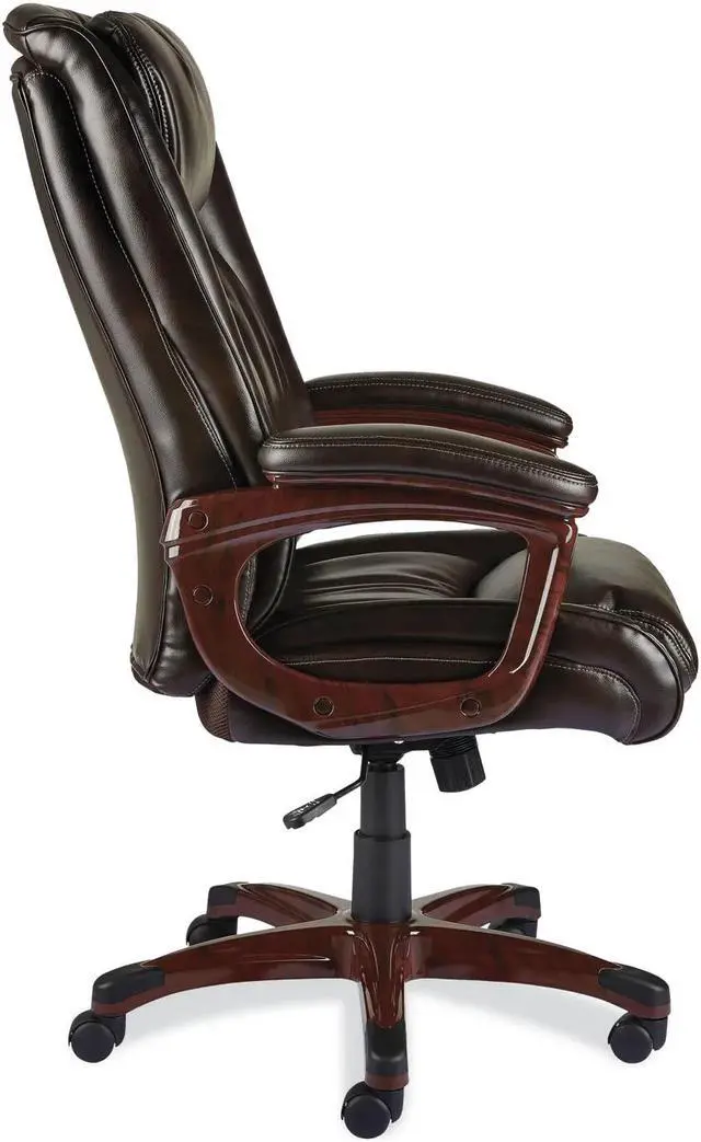 Alt view image 2 of 4 - Alera Darnick Series Manager Chair - Brown  ALEDN42B19