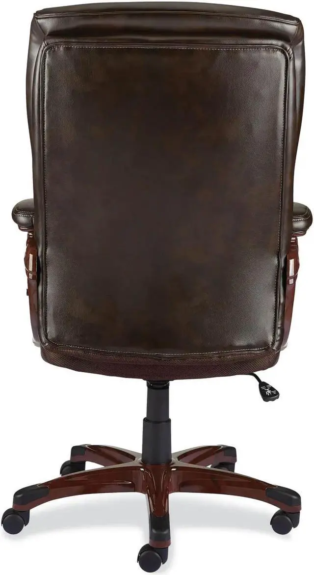 Alt view image 3 of 4 - Alera Darnick Series Manager Chair - Brown  ALEDN42B19