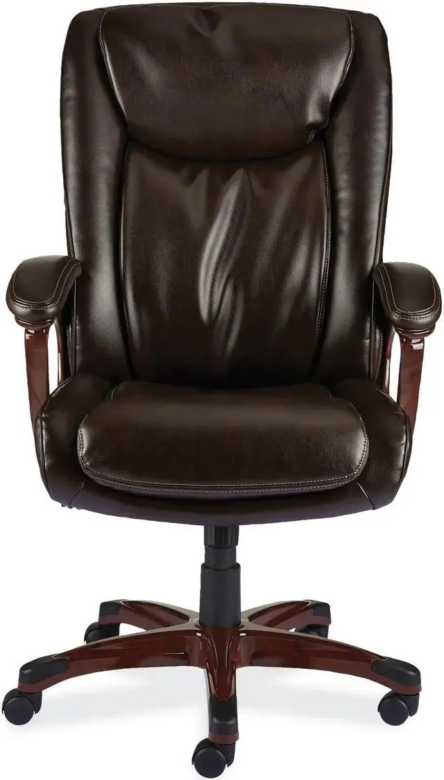 Alt view image 4 of 4 - Alera Darnick Series Manager Chair - Brown  ALEDN42B19