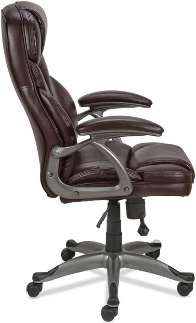 Alt view image 2 of 4 - Alera Birns Series High-Back Task Chair - Brown ALEBN41B59