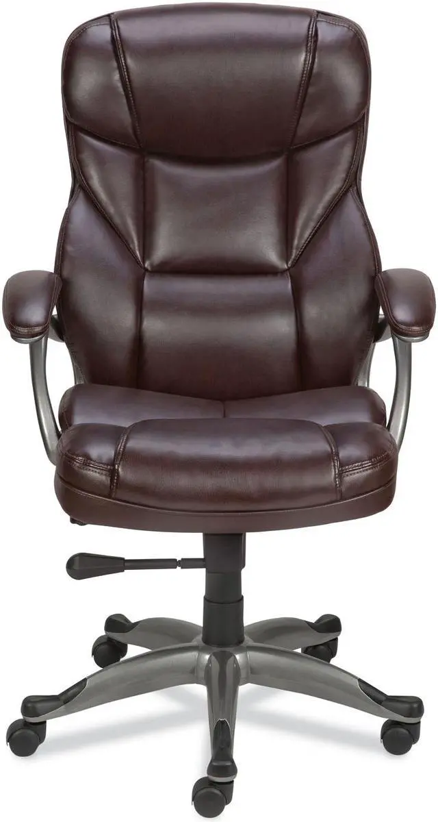 Alt view image 3 of 4 - Alera Birns Series High-Back Task Chair - Brown ALEBN41B59