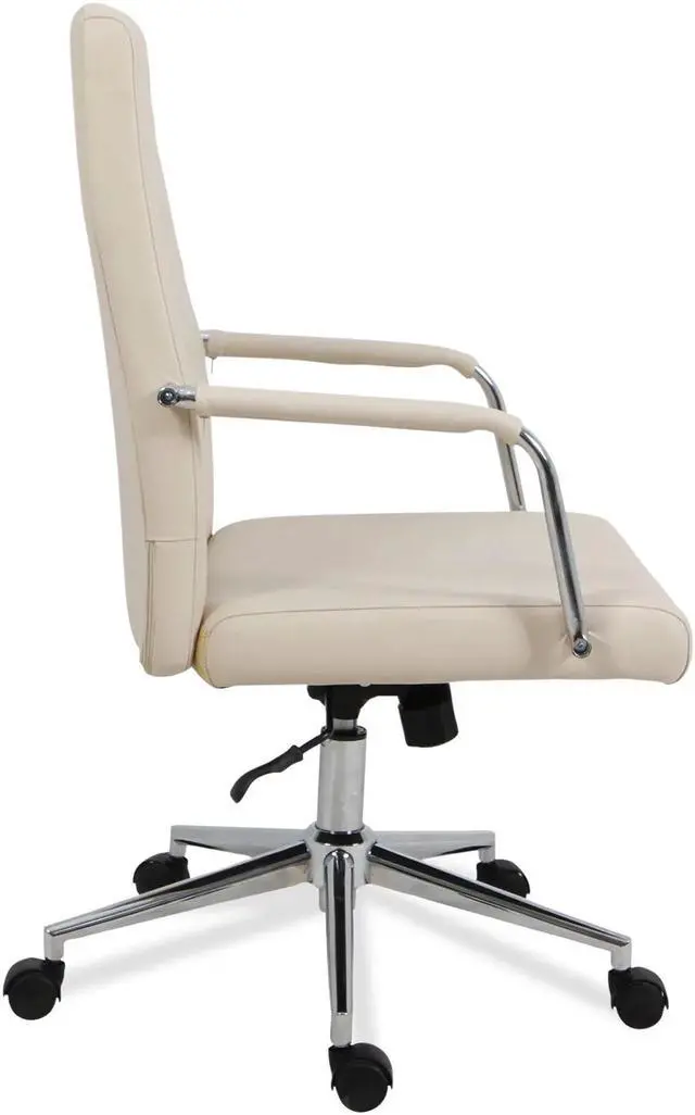 Alt view image 3 of 4 - Alera Leather Task Chair - White ALEWS4106
