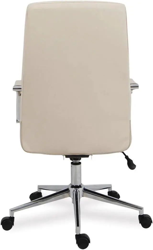 Alt view image 4 of 4 - Alera Leather Task Chair - White ALEWS4106