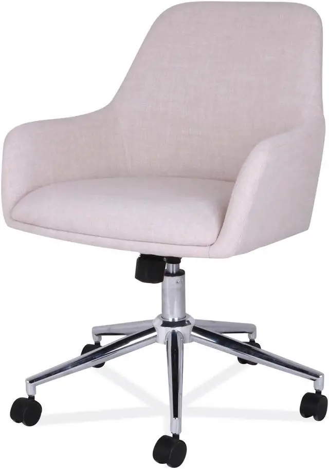 Alt view image 5 of 5 - Alera Mid-Century Task Chair - Cream ALEWS4251