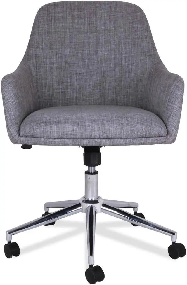 Alt view image 2 of 5 - Alera Mid-Century Task Chair - Gray ALEWS4241