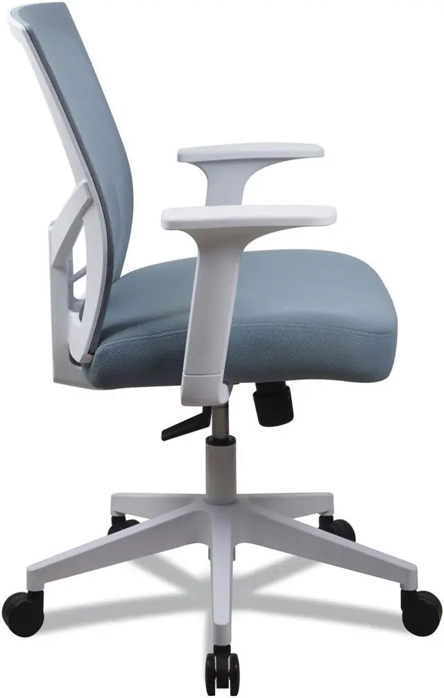 Alt view image 2 of 5 - Alera Mesh Back Fabric Task Chair - Seafoam Blue ALEWS42B77