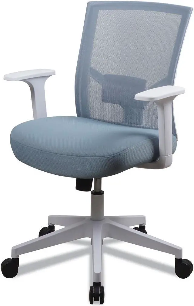 Alt view image 5 of 5 - Alera Mesh Back Fabric Task Chair - Seafoam Blue ALEWS42B77