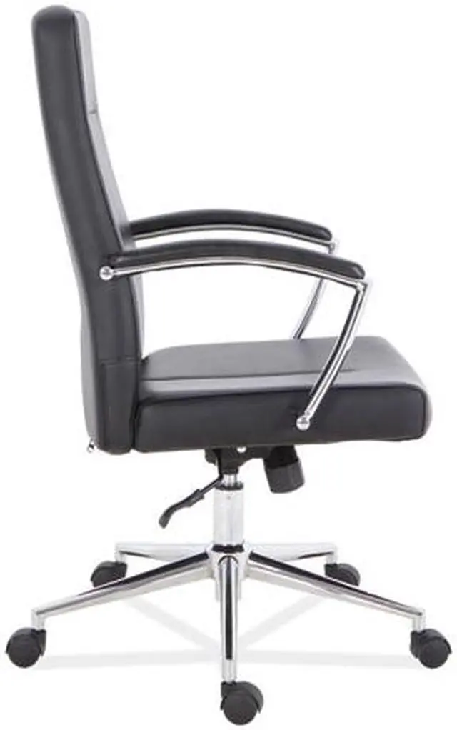 Alt view image 2 of 4 - Alera Leather Task Chair, Supports Up to 275 lb, 18.19" to 21.93" Seat Height ALEWS4116