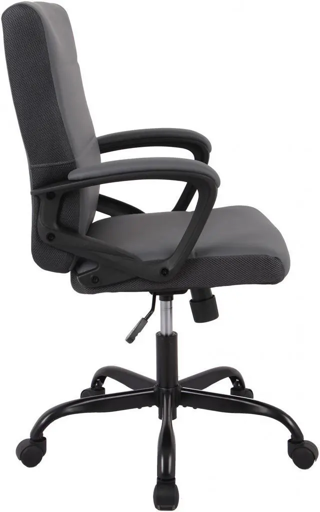 Alt view image 3 of 7 - Brassex Office Chair - Grey (2600-CHR)