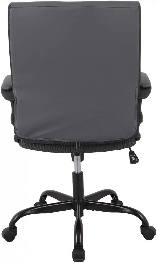 Alt view image 5 of 7 - Brassex Office Chair - Grey (2600-CHR)