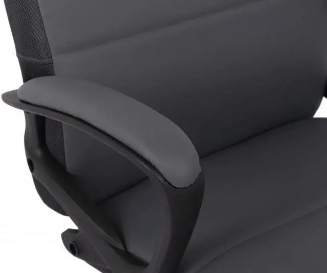 Alt view image 7 of 7 - Brassex Office Chair - Grey (2600-CHR)