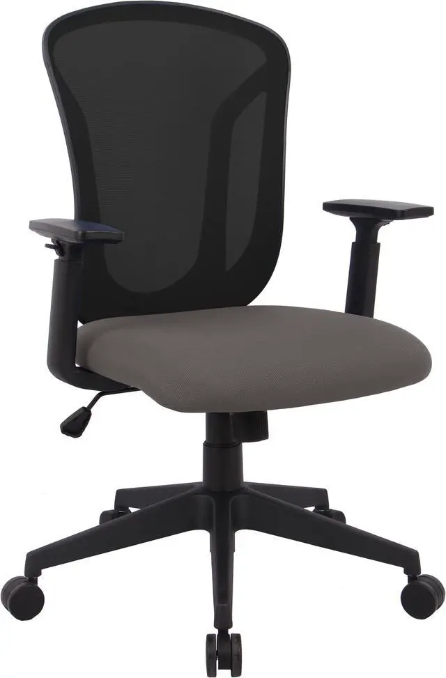 Main image of Brassex Office Chair - Black / Grey (2909-GR)