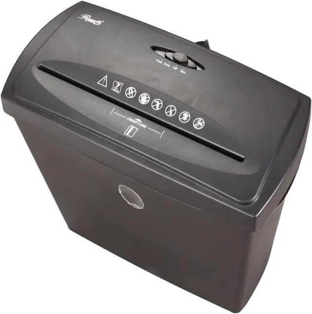 Alt view image 6 of 8 - Rosewill 7-sheet Cross-Cut Paper, Credit Card and Staples Shredder (RSH-407CB)