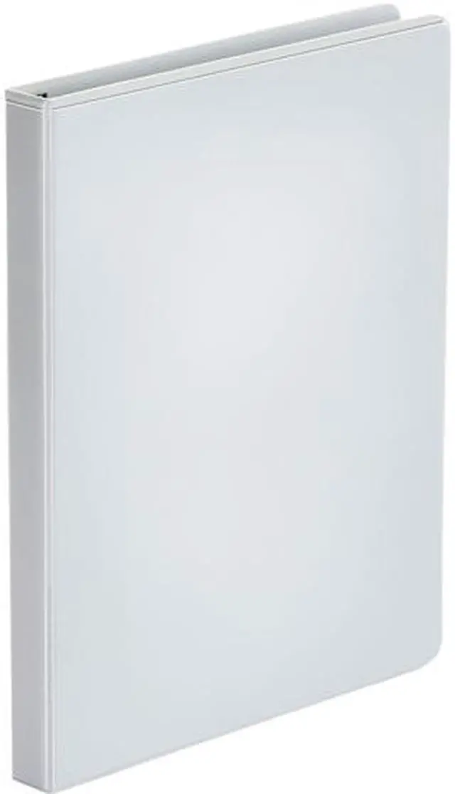 Main image of Universal UNV20952 Economy Round Ring View Binder, 3 Rings, 0.5" Capacity, 11 x 8.5, White