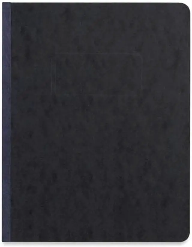 Main image of Universal UNV80571 Pressboard Report Cover, Prong Clip, Letter, 3" Capacity, Black
