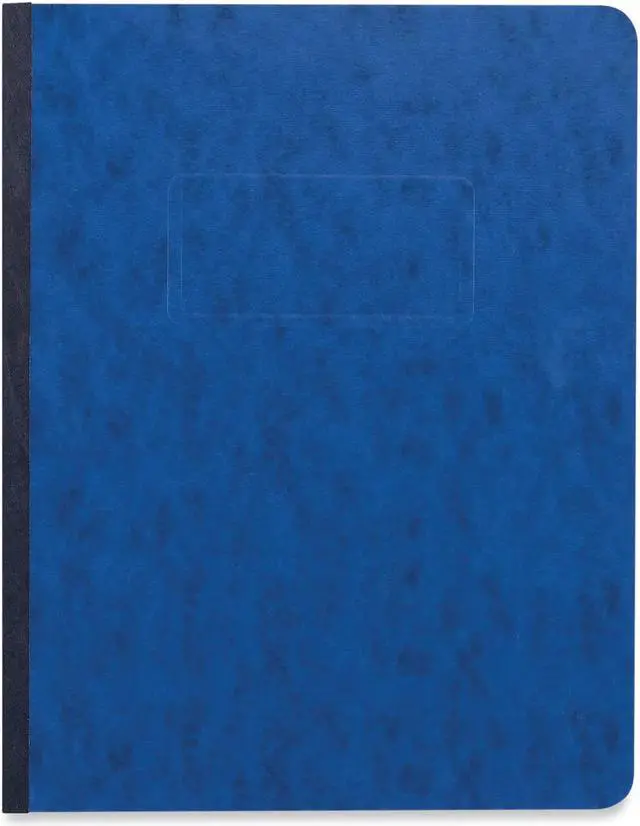 Main image of Universal UNV80573 Pressboard Report Cover, Prong Clip, Letter, 3" Capacity, Dark Blue