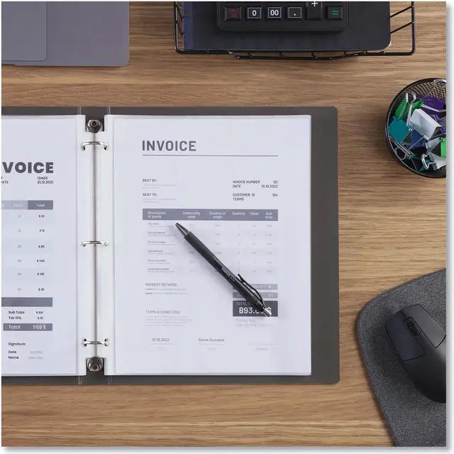 Alt view image 2 of 2 - Universal Top-Load Poly Sheet Protectors - Heavy Gauge - Letter Size - Clear - 200/Pack UNV21134