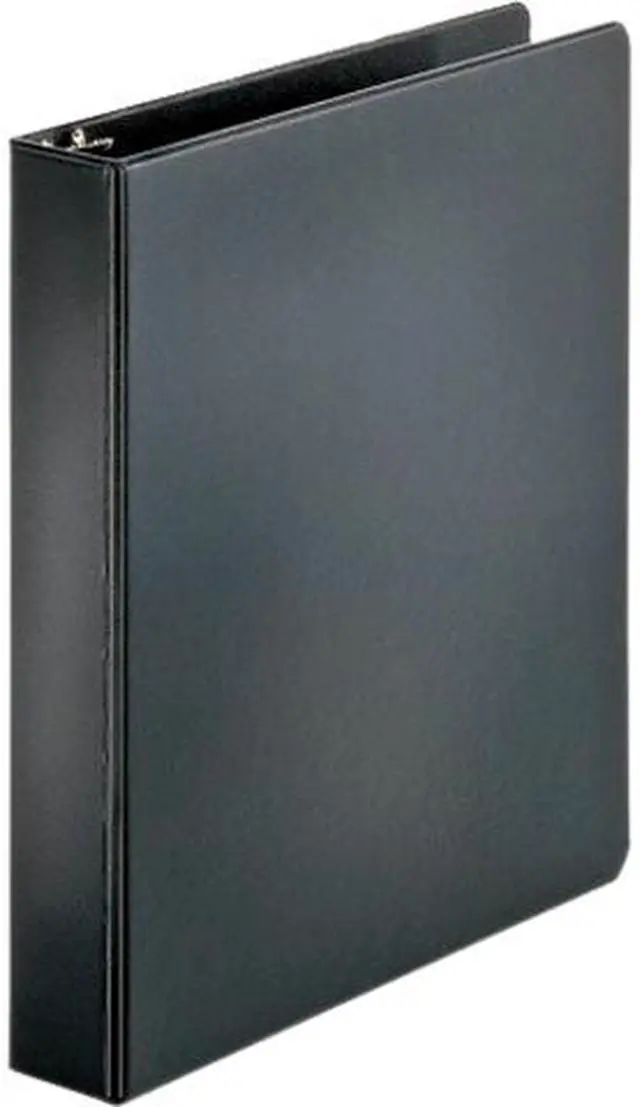 Main image of Business Source 28552BD Basic Round Ring Binders, 350-Sheet Capacity, 3 Round Ring Fastener, 4 / Bundle