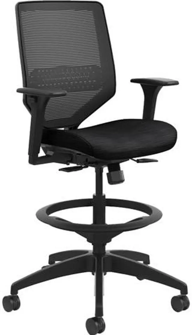 Main image of HON SVSM1ALC10T Solve Mid-Back Task Stool with Knit Mesh Back